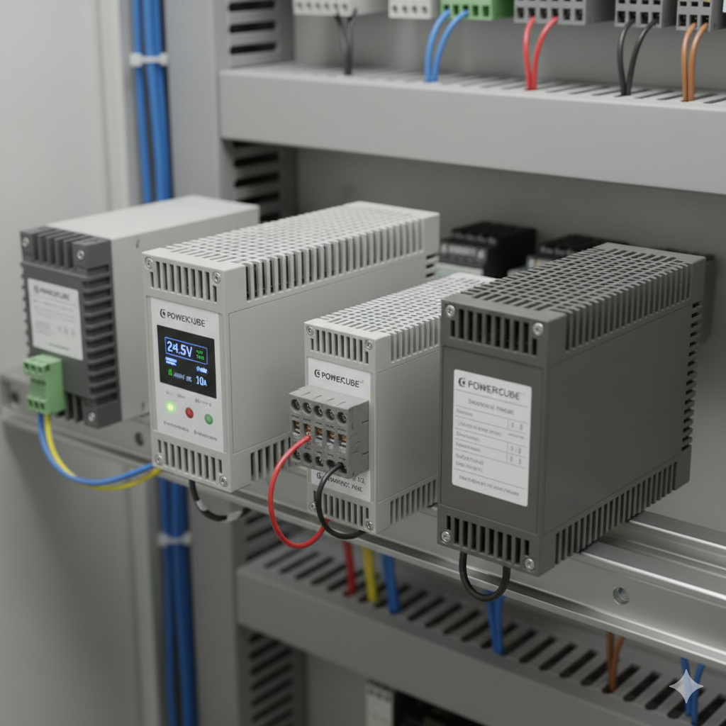DIN rail power supply